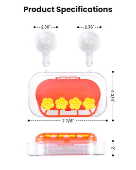 Redboat feeder featuring easy-fill reservoir and leak-proof design