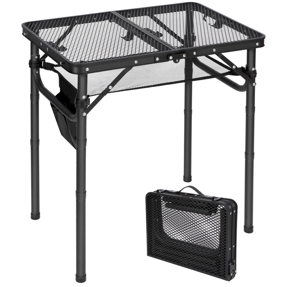 REDCAMP small folding grill table compact for easy portability and quick setup