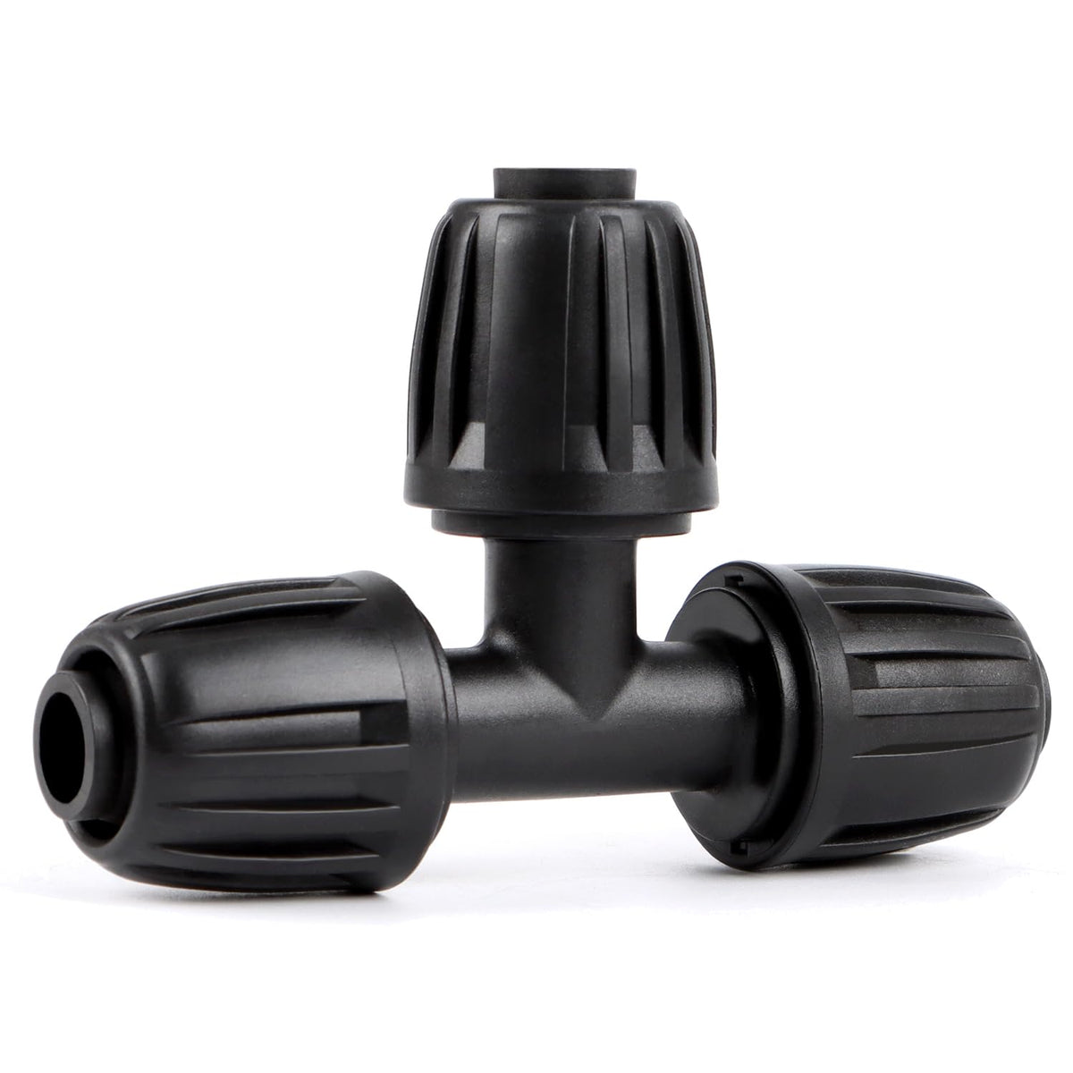 RedChili 14-pcs half-inch drip tee fittings for efficient garden irrigation.
