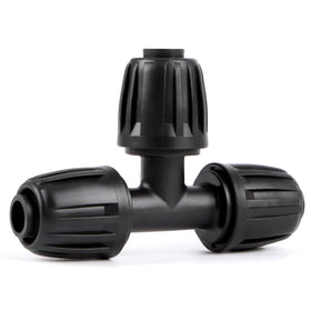 RedChili 14-pcs half-inch drip tee fittings for efficient garden irrigation.