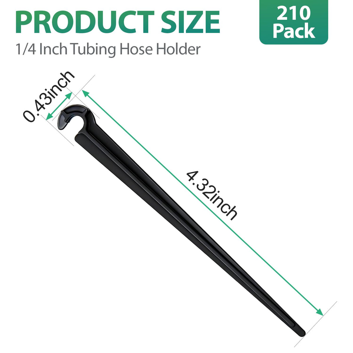 RedChili stake closeup shows sturdy plastic construction for reliable root-zone support.