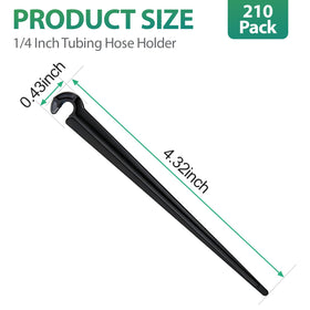 RedChili stake closeup shows sturdy plastic construction for reliable root-zone support.