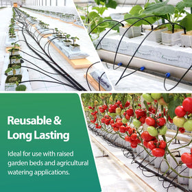 RedChili drip tees durable materials for long-lasting irrigation components.