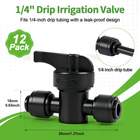 RedChili durable high-impact plastic valves resist deformation for long-lasting watering.