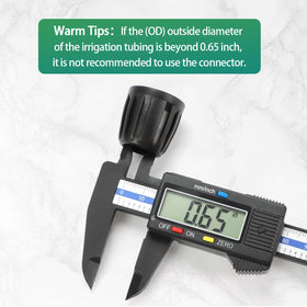 RedChili durable tee connectors withstand UV exposure in outdoor gardens.