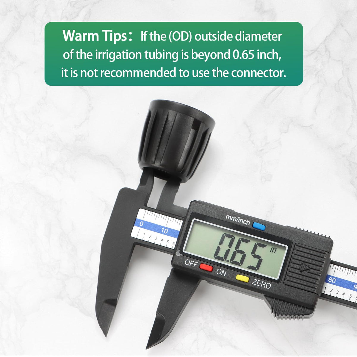 RedChili durable UV-resistant plastic design resists aging for long-lasting drip system performance.