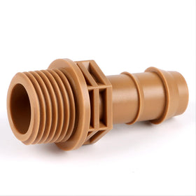 RedChili halfinch MPT to barb fitting supports flexible irrigation setups.