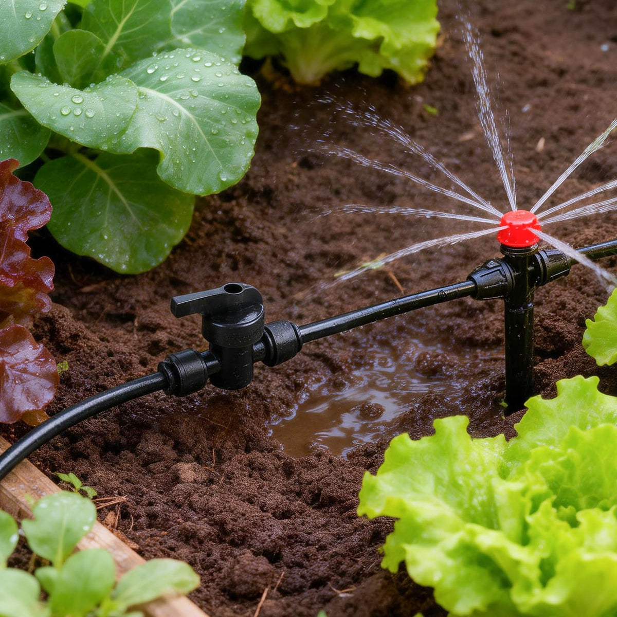 RedChili leak-free fittings help maintain consistent moisture with minimal maintenance.