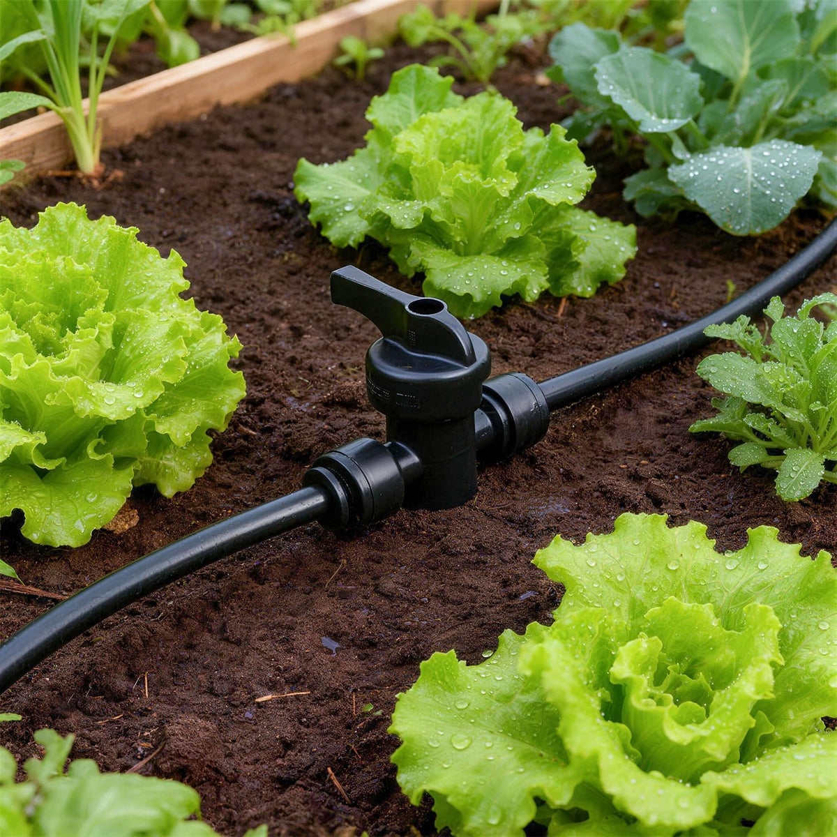RedChili push-to-fit quick-connect enables quick, fuss-free tubing installation.