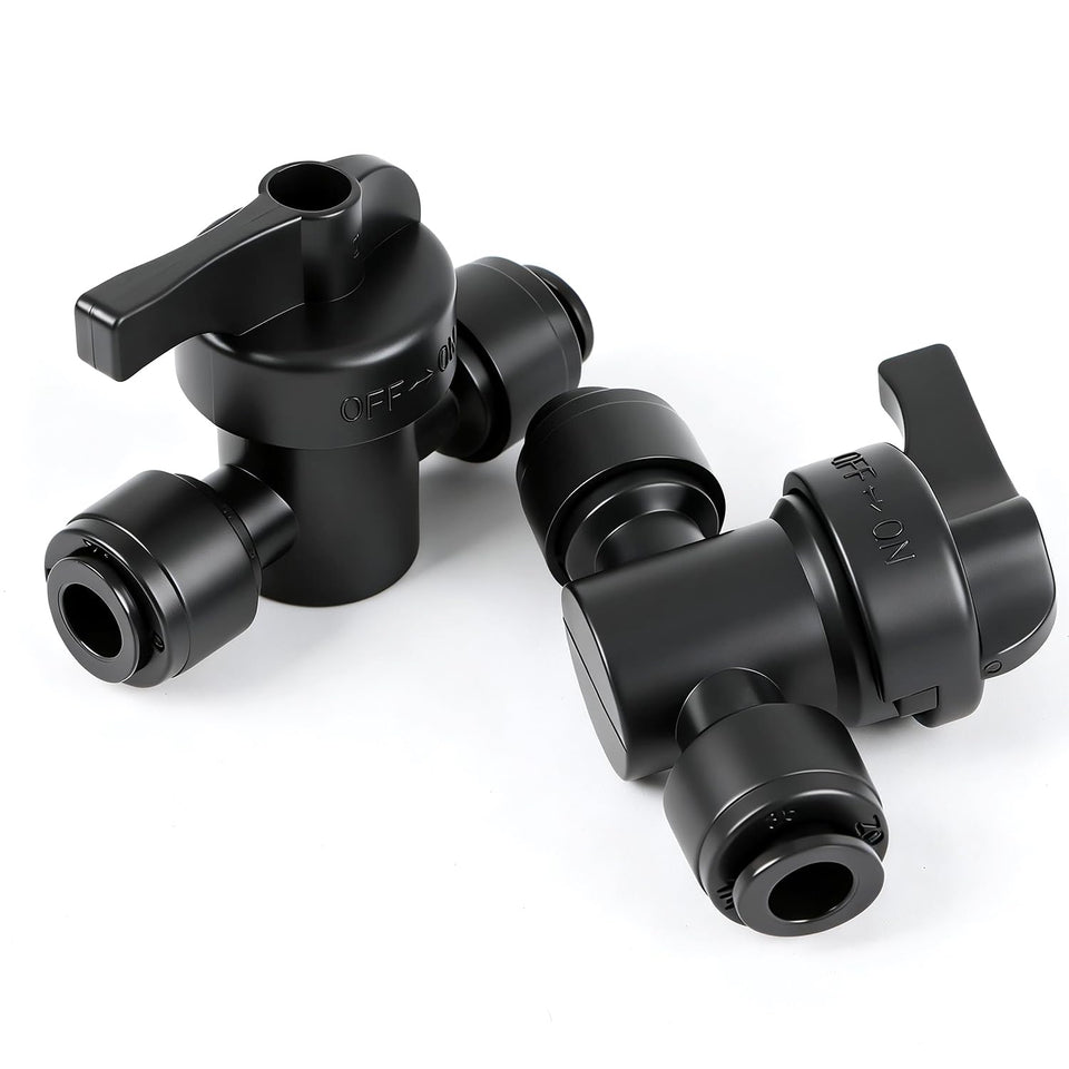 RedChili quick-connect 1/4-inch valve set for fast, leak-free irrigation setup.