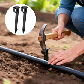 RedChili half-inch irrigation tubing securely held.