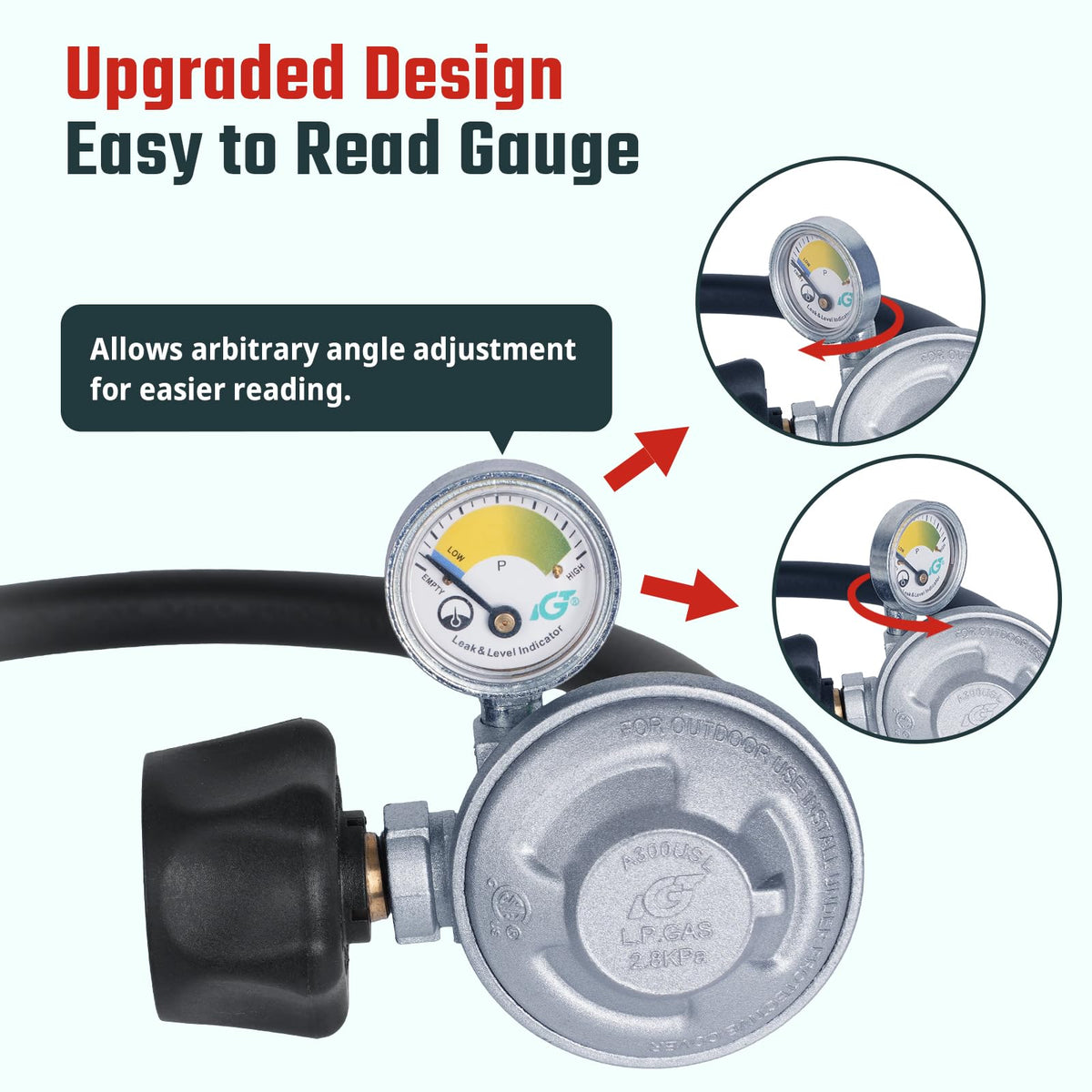 REDPANT hose kit for Weber Summit; durable connection in outdoor use.