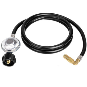 REDPANT 6 ft propane adapter hose with 90° elbow for Blackstone griddles, outdoor flexibility