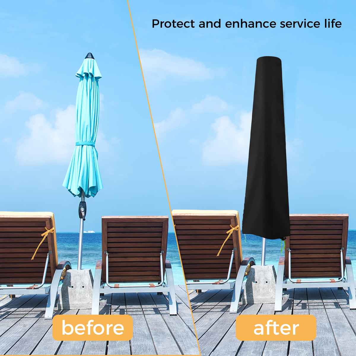 Sturdy construction withstands year-round outdoor use with minimal fading