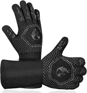 Redriver HAMITOR BBQ gloves offer heat resistance for safe grilling and handling hot items.