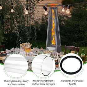 REEPLAR compatible with four-sided pyramid heaters for broad model fit.