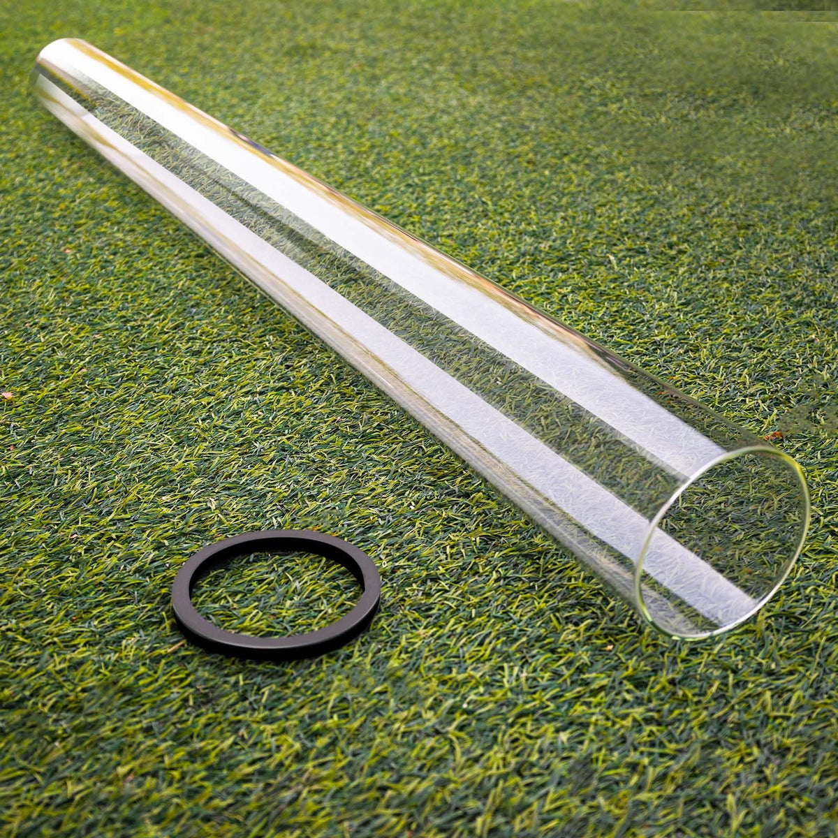REEPLAR patio heater glass tube replacement, 49.5-inch by 4-inch, durable high-heat performance.