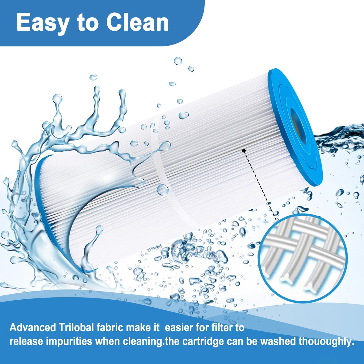 NSF-certified materials of REEPLAR PWK35B for safer spa water