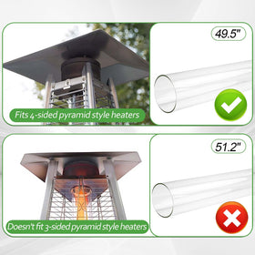 REEPLAR quartz glass tube withstands temperatures up to 1800°C for long-lasting use.