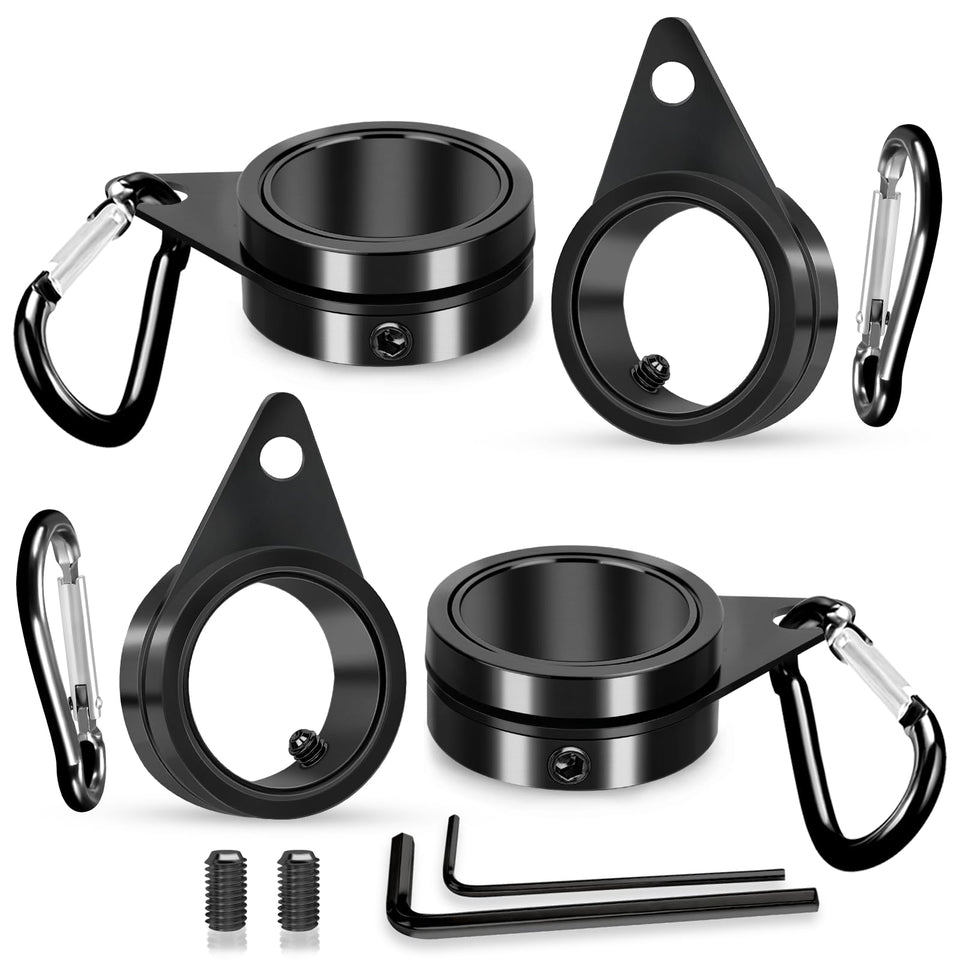 REERON 1-inch flag pole rings with 360° swivel for anti-wrap performance.