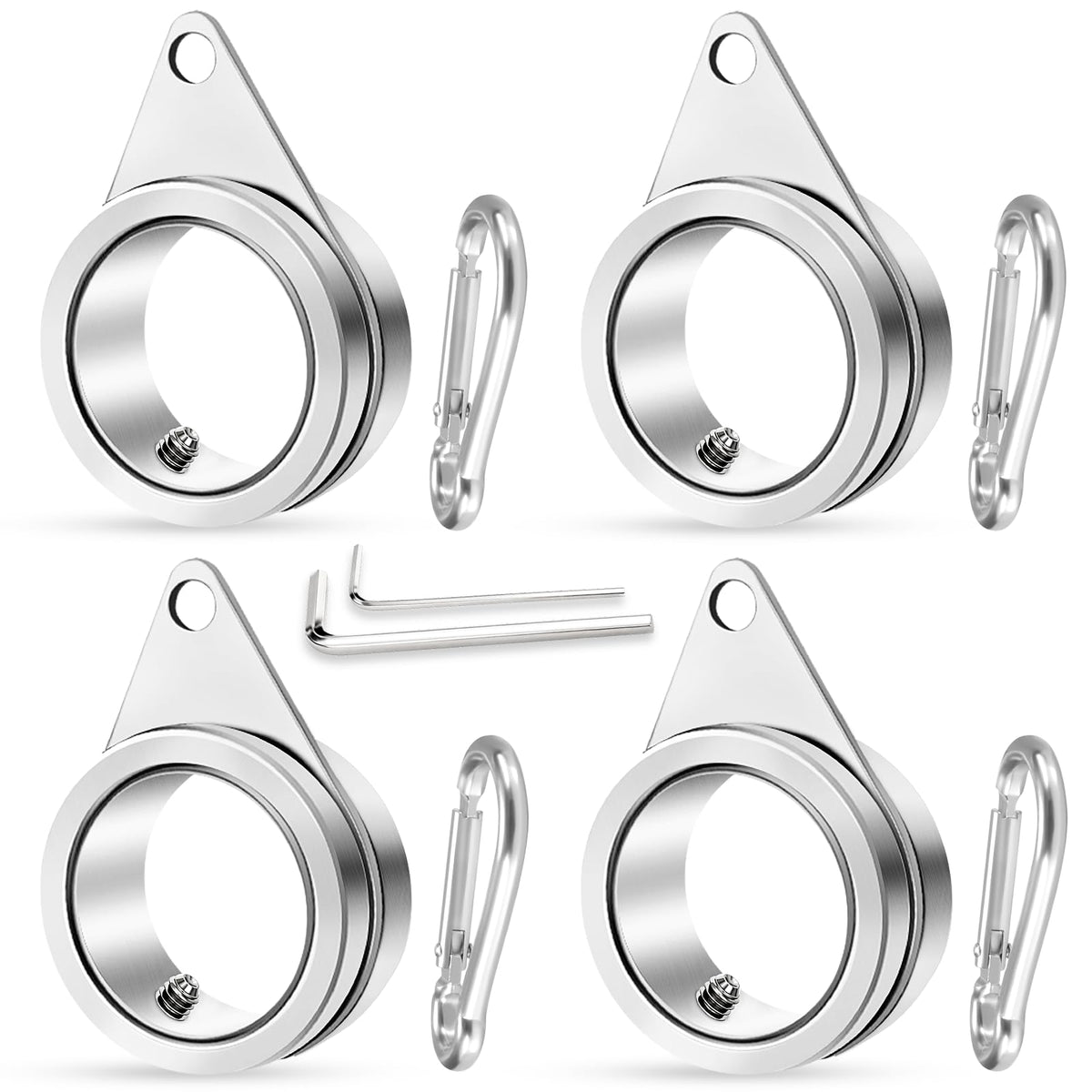 REERON 360-degree swivel ring enables smooth rotation and reduced tangling.