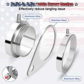 REERON easy-install design saves time with clip-on method and hex key.