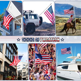 REERON flag pole durable for outdoor conditions