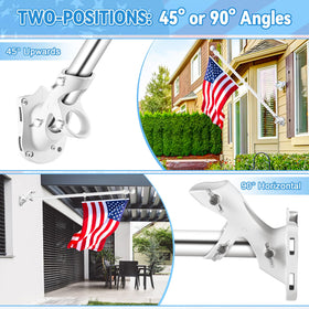 REERON rustproof aluminum outdoor mount resists wind and rain for long-term use.