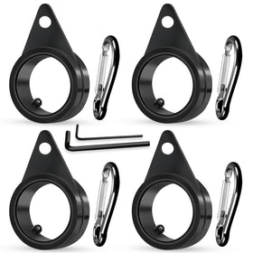 REERON adjustable screws on flag pole rings fit 0.75–1.02 inch poles.