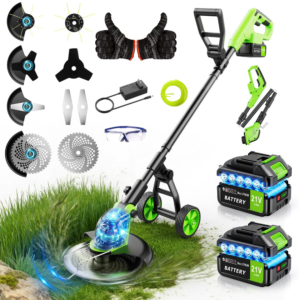 reffmov 20000rpm cordless weed wacker for fast yard clearing.