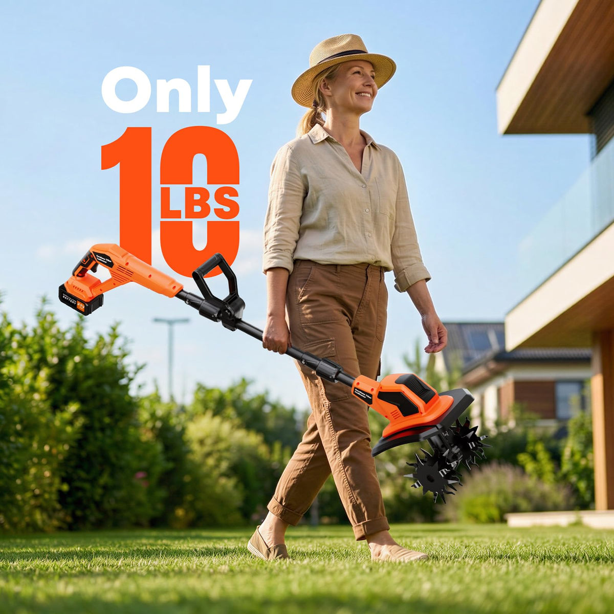 Reffmov heavy-duty construction with alloy steel tines withstands tough soil.