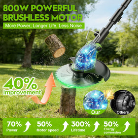 reffmov dual 3000mAh batteries enable all-day cordless operation.