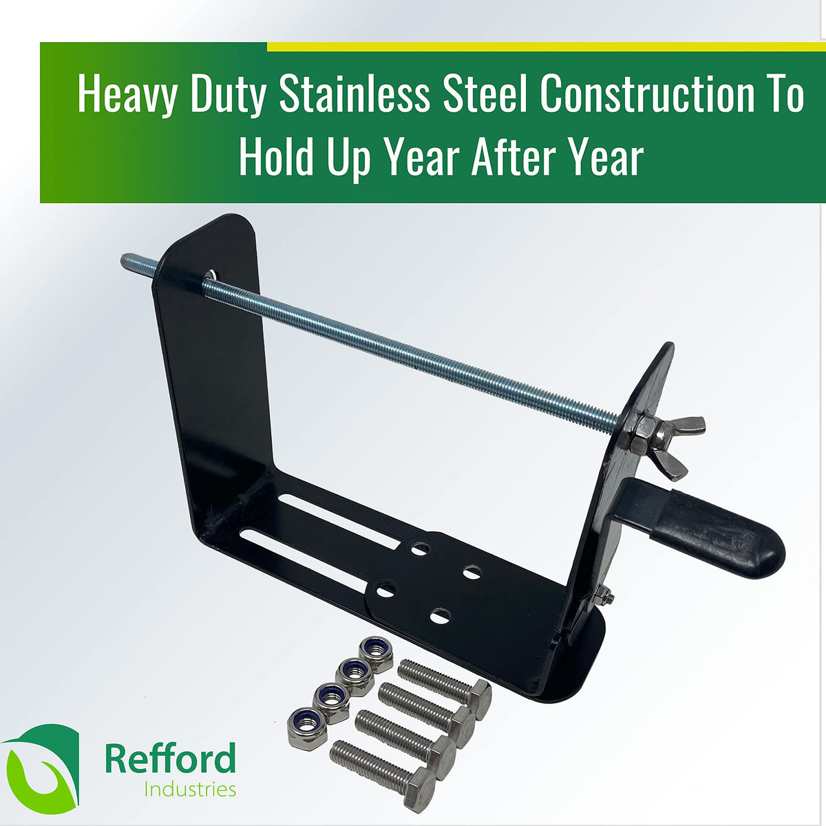 Mounting hardware fits trailers and workbenches for flexible setups.