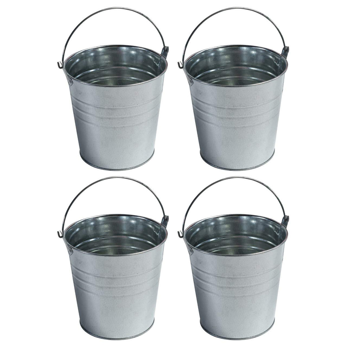 Regent mini metal buckets suitable for storage and craft organization.