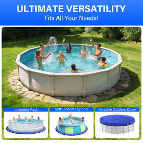 REGMICS puncture-resistant mesh detail indicating long-lasting pool bottom protection.