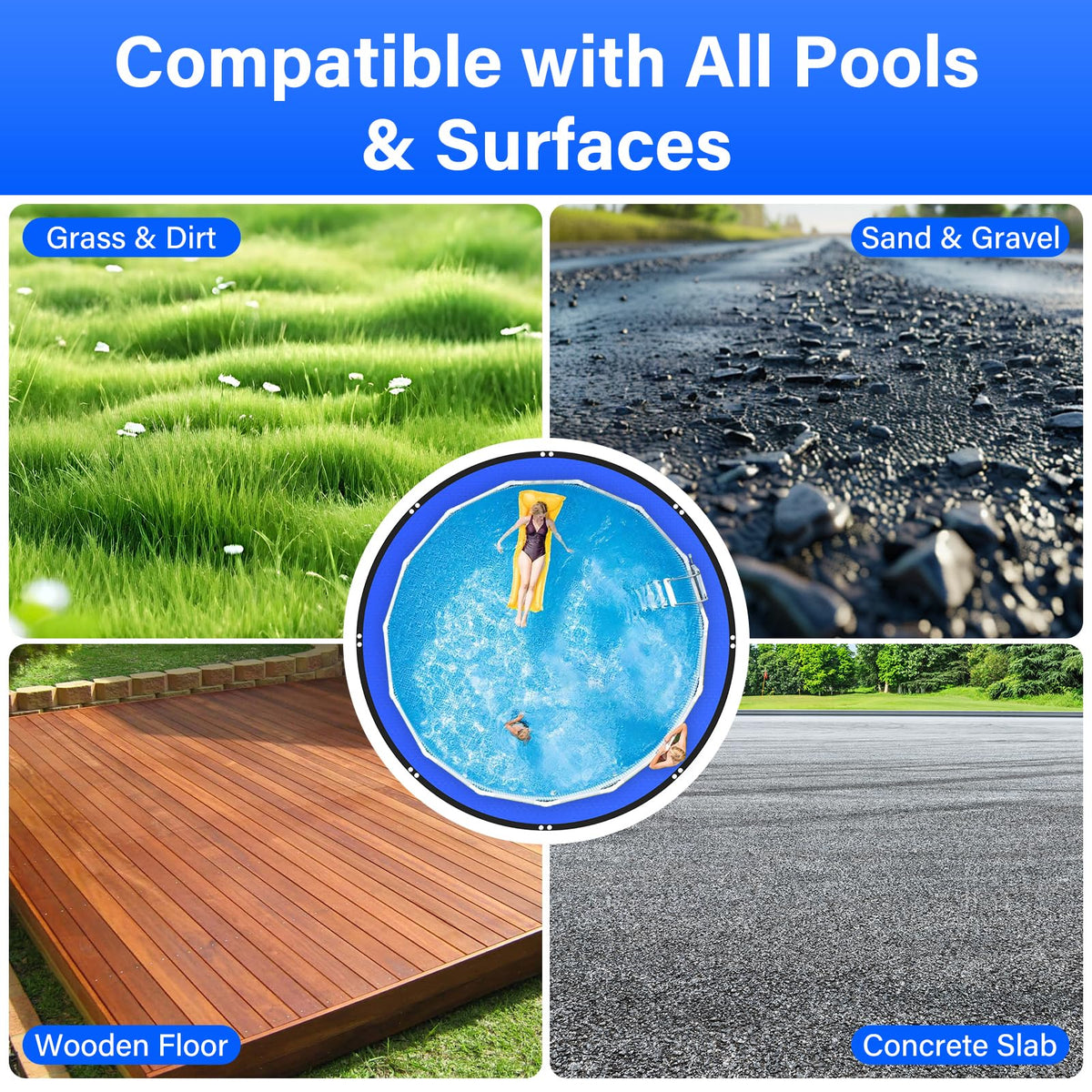 REGMICS stable installation on varied ground surfaces supports safe, neat pool setup.