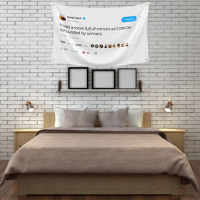 REHITAY Kanye tapestry outdoor scene ideal for dorm and patio decor