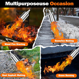 REHOSEUP flame control emphasizes easy one handed flame adjustments.
