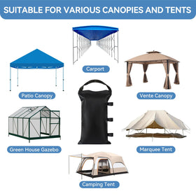 REHOYEE canopy tent weights offer versatile outdoor stabilization.