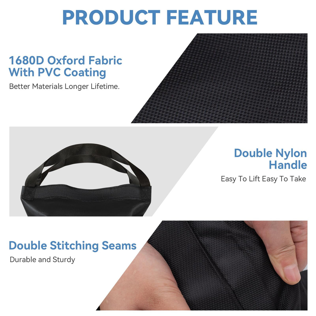 REHOYEE double-stitched seams enhance durability for long-term use.