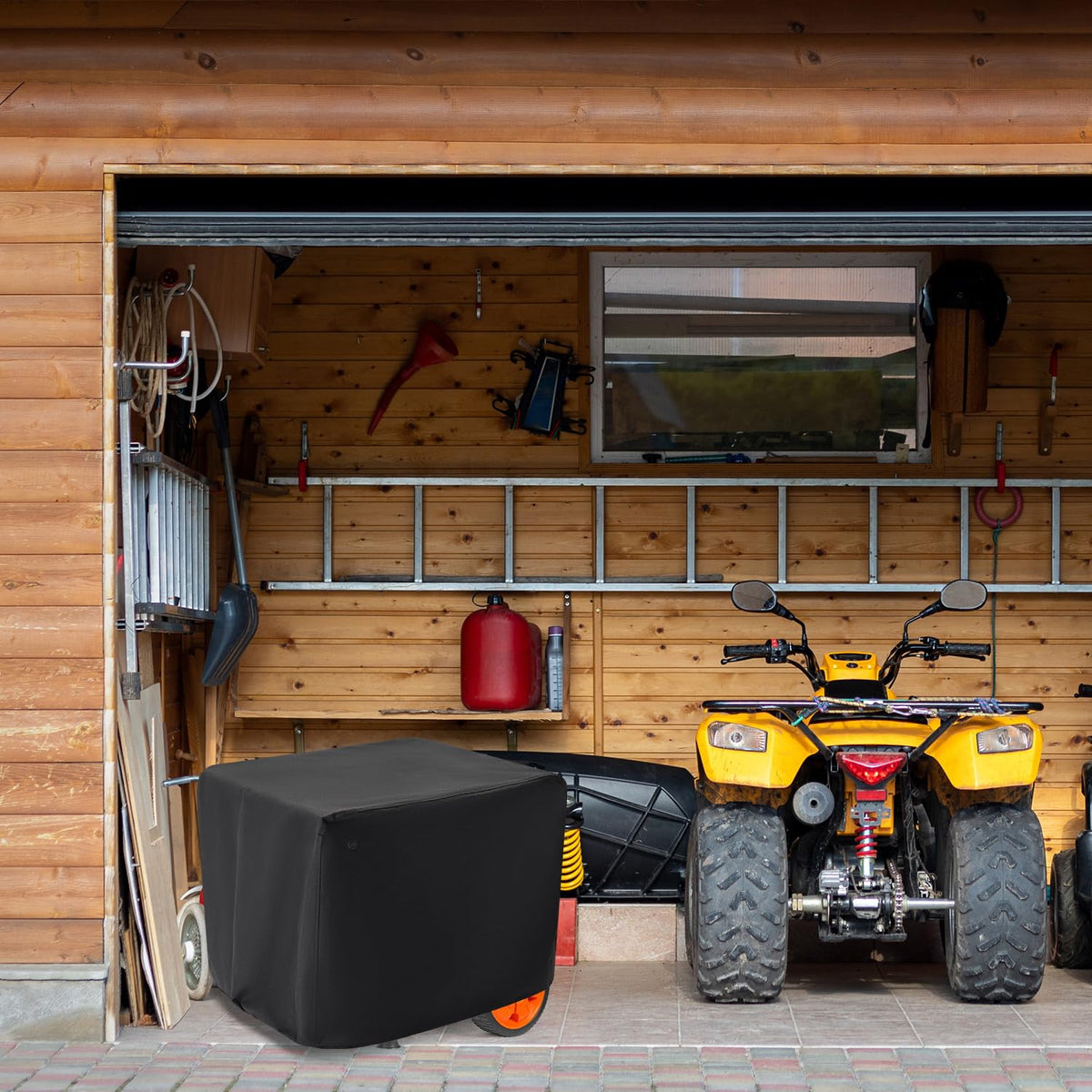 Easy-slip-on REHOYEE generator cover for quick protection