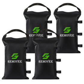 REHOYEE sand bags shown empty, ready to fill for stable canopy legs.