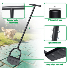 REILEIHODE edger 41.8 inch handle enables comfortable reach along borders