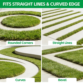 REILEIHODE edger no fuel required for quiet, eco-friendly lawn edging sessions