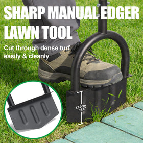 REILEIHODE edger with durable metal construction for long-lasting edging across seasons
