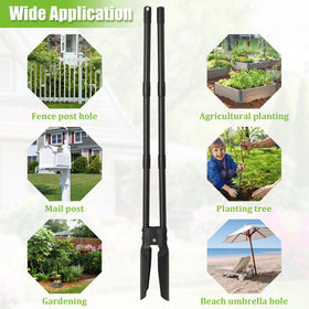 REILEIHODE post hole digger easy disassembly for convenient transport and storage.