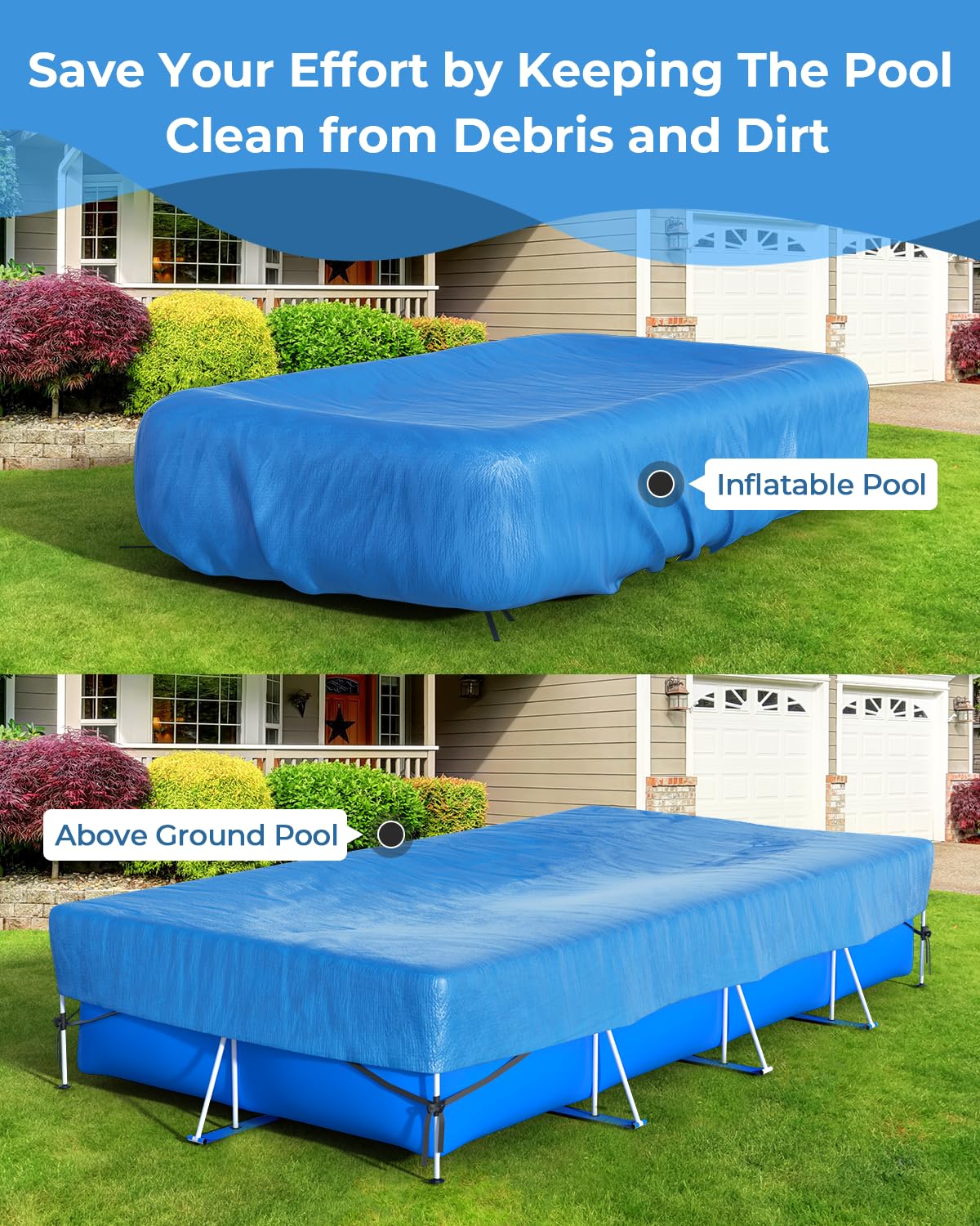Reinmoson 5-layer PE material with reinforced seams for durability