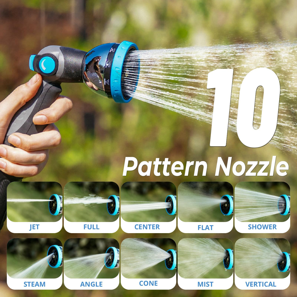 Relhost durable three-layer hose construction resists leaks and wear.