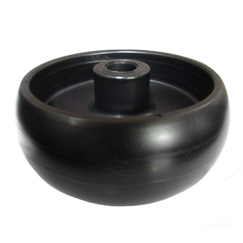 Reliable Aftermarket Parts deck wheels for John Deere 48-in decks promote smoother mowing on uneven terrain.