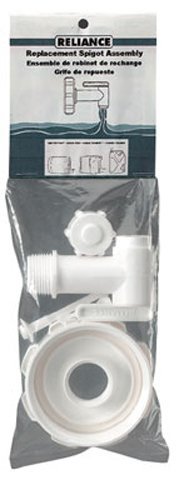 Reliance replacement spigot assembly for 70mm containers ensures smooth pour and leak-free operation.
